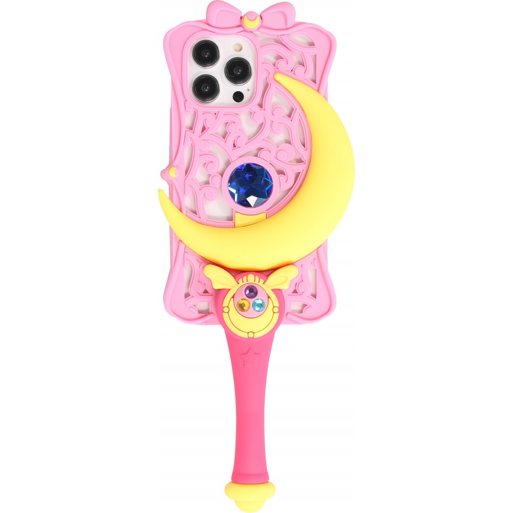 Fourre iPhone 14 Pro Max - Coque amusante 3D Sailor Moon - Rose