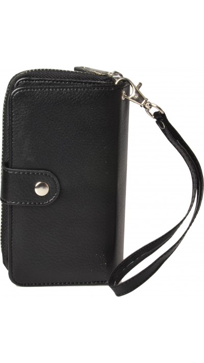 Hülle Samsung Galaxy S6 - Flip Zipper - Schwarz