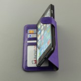Hülle iPhone X / Xs - Premium Flip - Violett