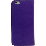 Fourre iPhone 15 Pro Max - Premium Flip cuir lisse porte-cartes - Violet