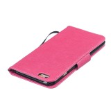 Fourre iPhone 7 Plus / 8 Plus - Flip plume freedom - Rose foncé