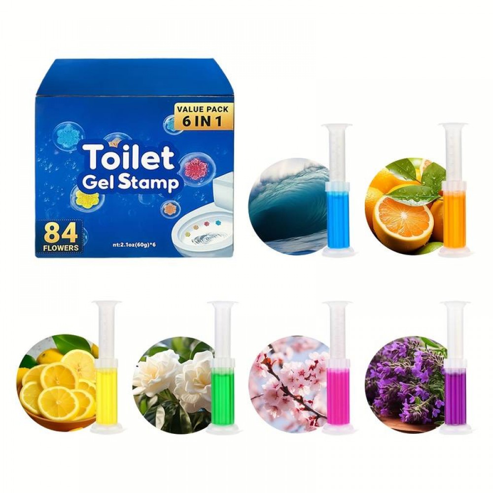 Reinigungsgel mit Deodorant und Selbstapplikator (Set mit 6 verschiedenen Düften)