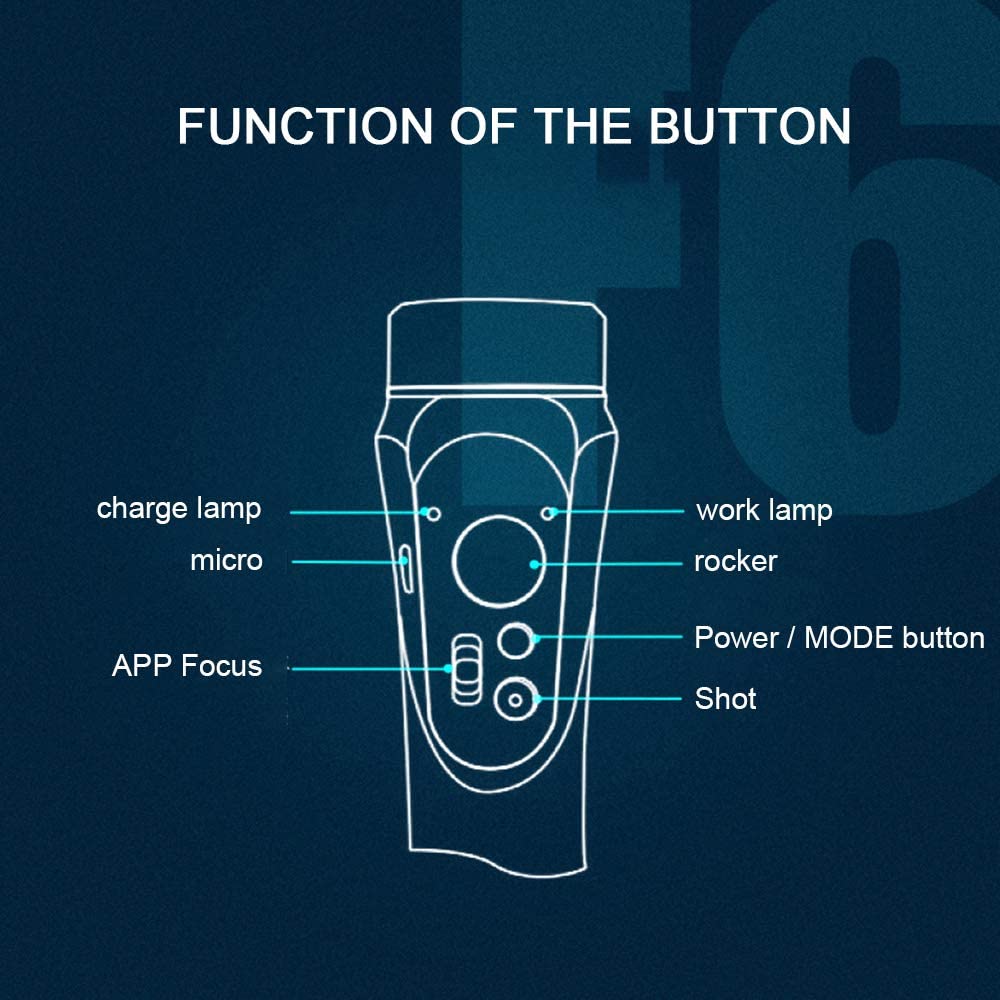 Gimbal Automatischer 3-Achsen-Stabilisator für Smartphones