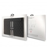 Guess Logo Stripes Housse pour Laptop et MacBook 13" & 14" - Noir