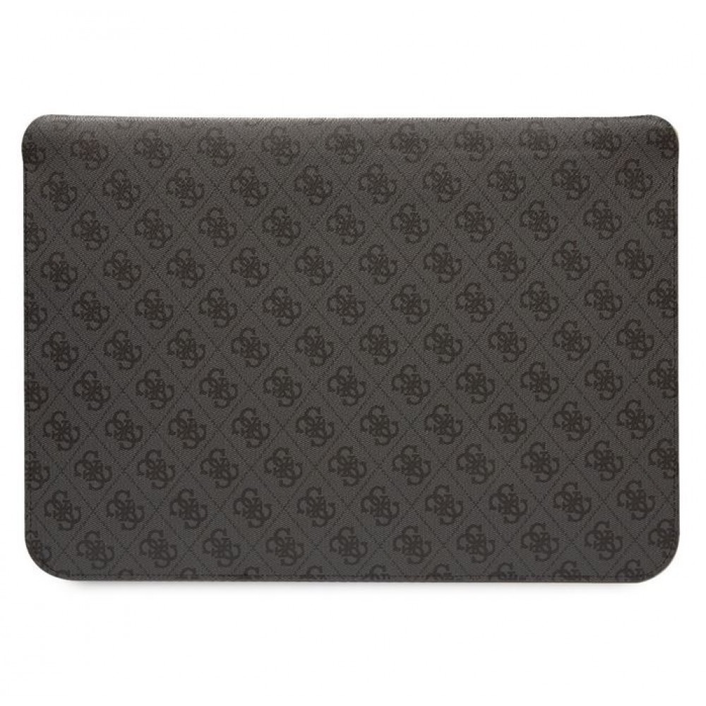 Guess Logo Stripes Laptop & MacBook Hülle für 16" - Schwarz