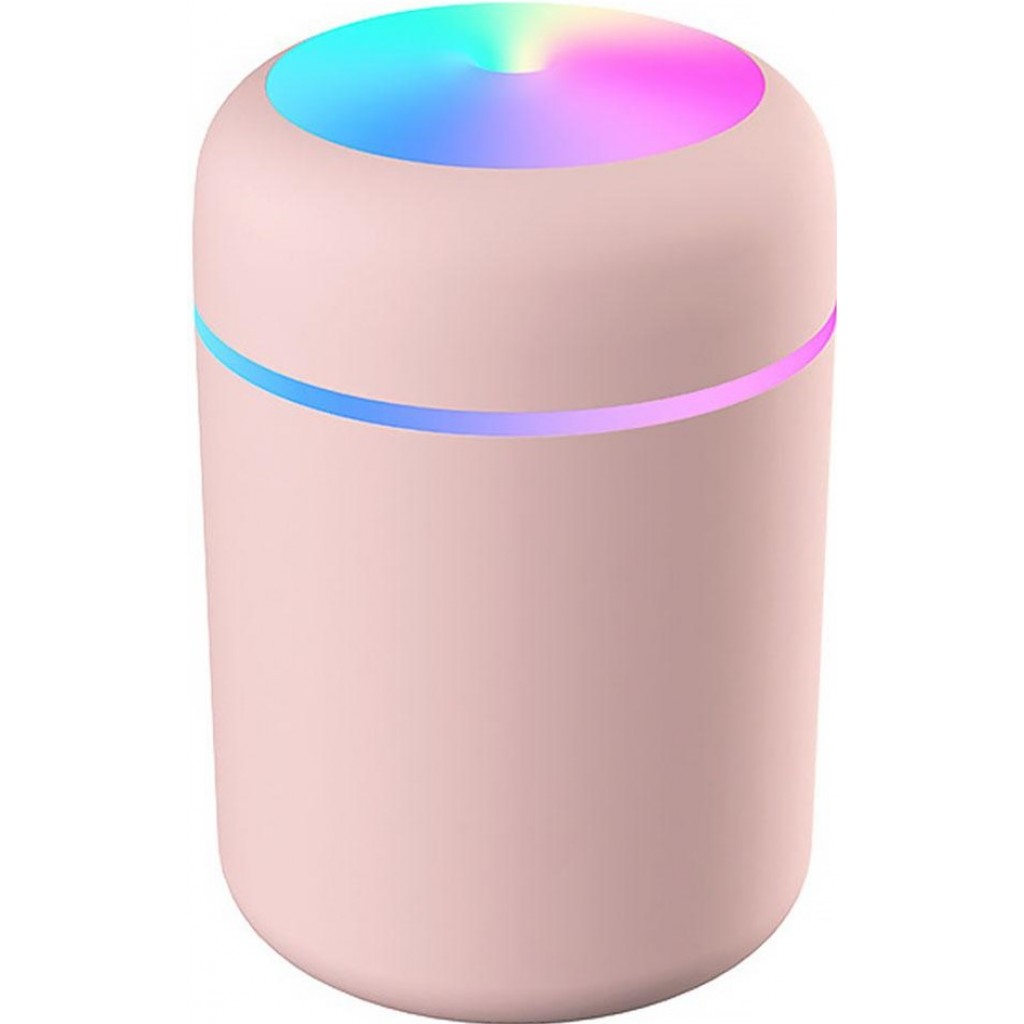 Humidificateur H2O d'air portable et compact avec lumière LED multicolore -  Rose - Acheter sur PhoneLook