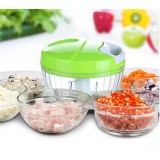 Speedy Chopper - Petit hachoir manuel pour fruits/légumes/salades - Blanc / vert