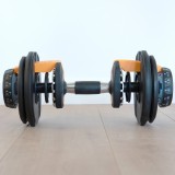 Rockbells - Verstellbares Hantel- / Gewichtsystem (2 bis 24 kg) Sport / Fitness inkl. Abstellbasis