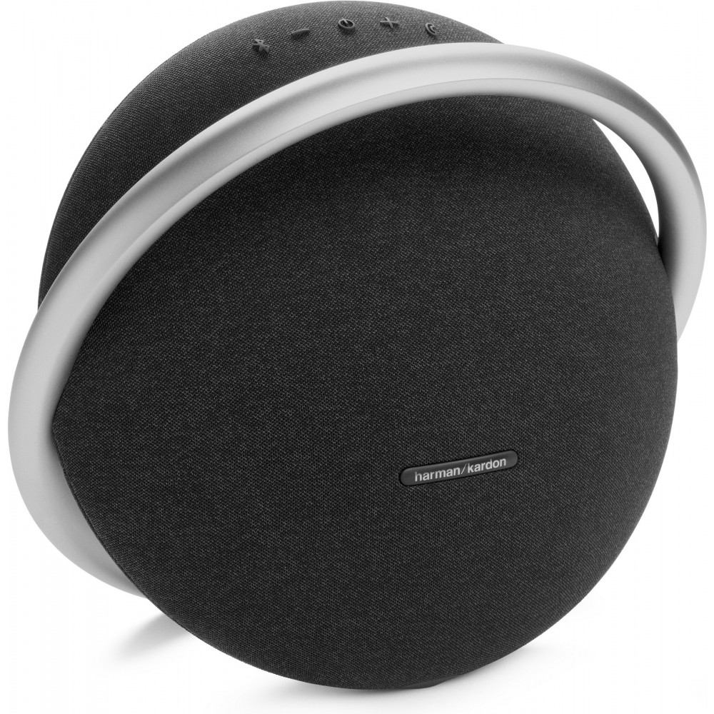 Harman/Kardon Onyx Studio 8 - Hochwertiger tragbarer Bluetooth-Stereo-Lautsprecher mit Doppelmikrofon - Schwarz