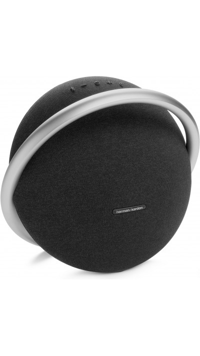 Harman/Kardon Onyx Studio 8 - Hochwertiger tragbarer Bluetooth-Stereo-Lautsprecher mit Doppelmikrofon - Schwarz