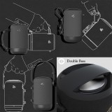 Bosnda Tragbare kabellose Bluetooth Lautsprecher - IP65 Wasserdicht + 3D Surround Sound - Weiss