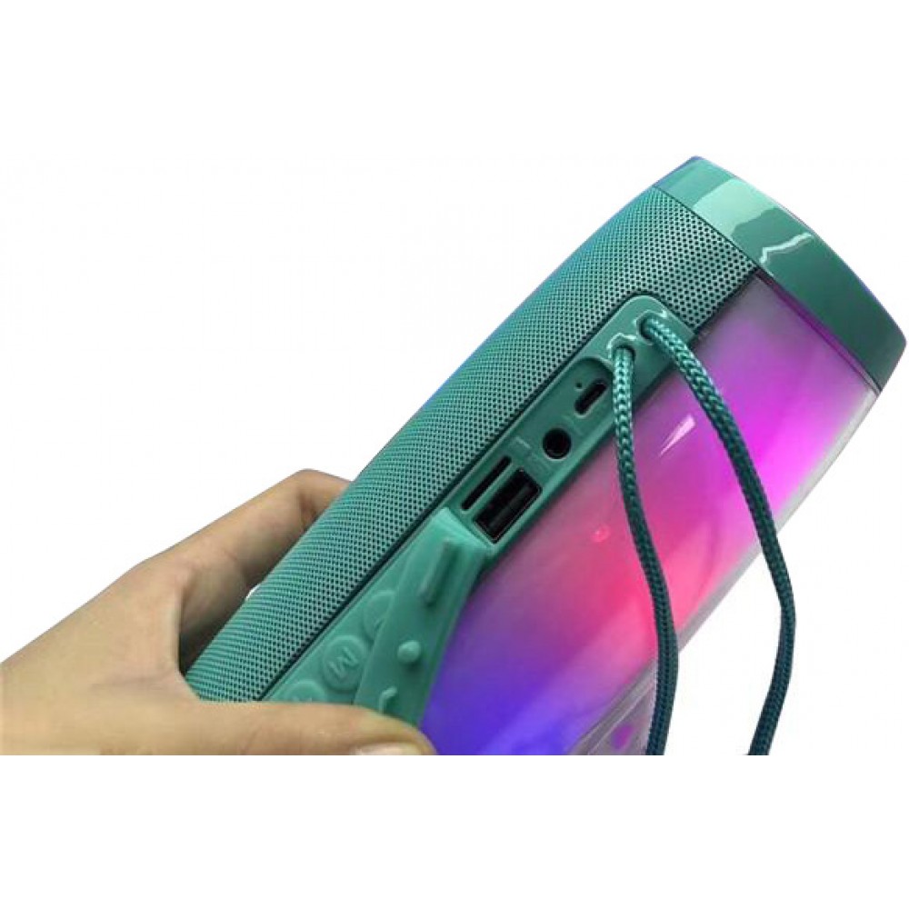Bluetooth Lautsprecher LED-Multicolor - Ambiente Beleuchtung SD-Karten, AUX, USB Anschluss