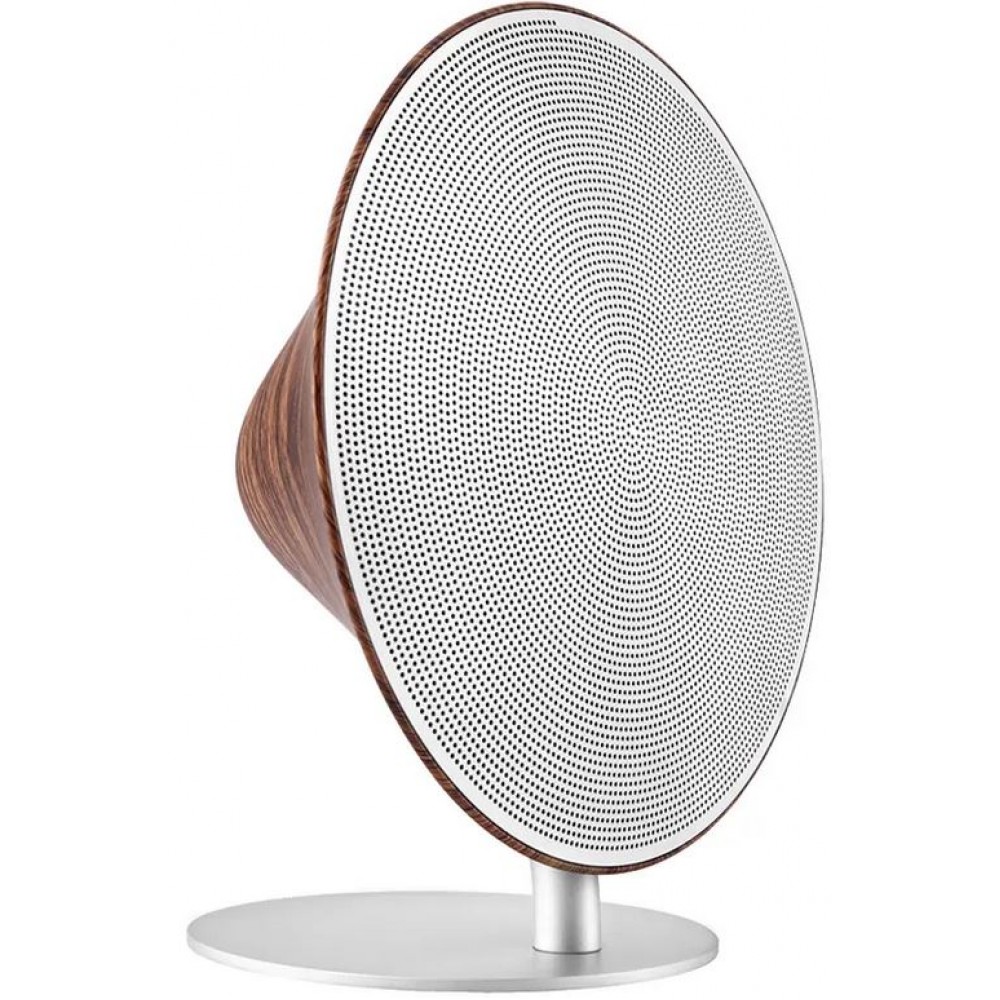 Stylischer Lautsprecher 5W - Kabellose Bluetooth Mini Speaker aus Holz - Braun