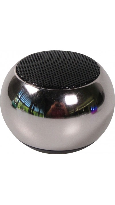 Haut-parleur ultra petit mini Bluetooth BT 5.0 TWS Wireless Speakers - Argent