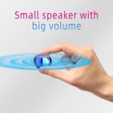 Haut-parleur ultra petit mini Bluetooth BT 5.0 TWS Wireless Speakers - Bleu