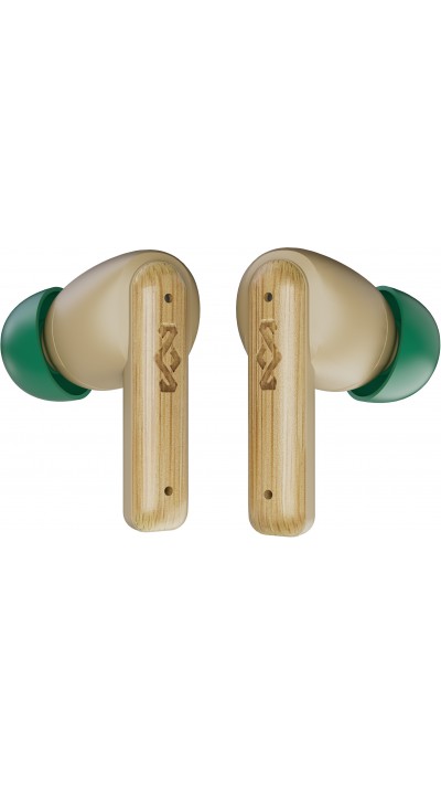 House of Marley Little Birds Bluetooth 5.3 TWS In-Ear écouteurs sans fil Bamboo - Beige