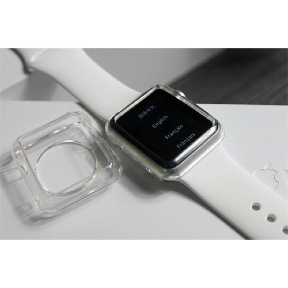 Housse Apple Watch 42mm - Gel transparent Silicone Super Clear flexible