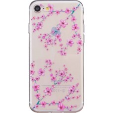 Housse iPhone 7 / 8 / SE (2020, 2022) - Japan Flower Transparent