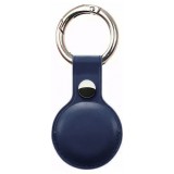 Porte-clés AirTag - Cuir - Bleu