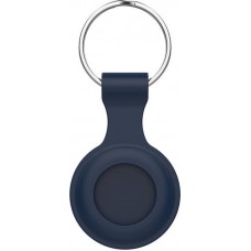 Porte-clés AirTag - Silicone - Bleu foncé