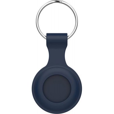 Porte-clés AirTag - Silicone - Bleu foncé
