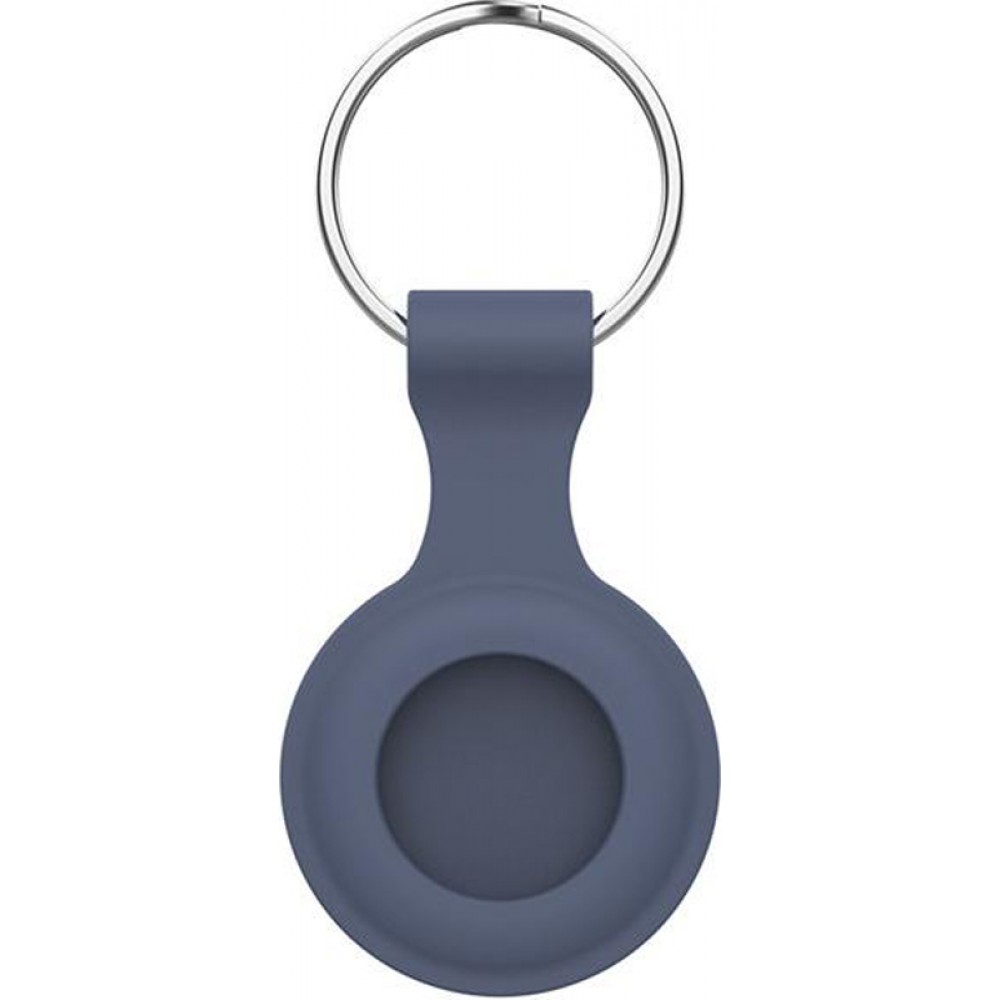 AirTag Schlüsselanhänger - Silikon - Blau grau