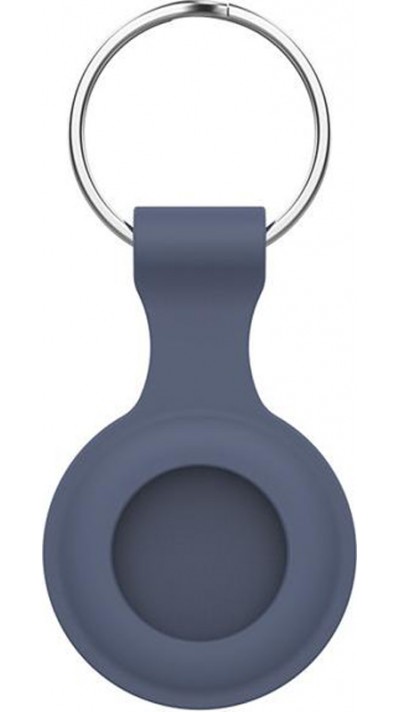 Porte-clés AirTag - Silicone - Bleu gris