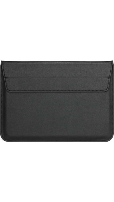 Housse en cuir noir - MacBook 13"