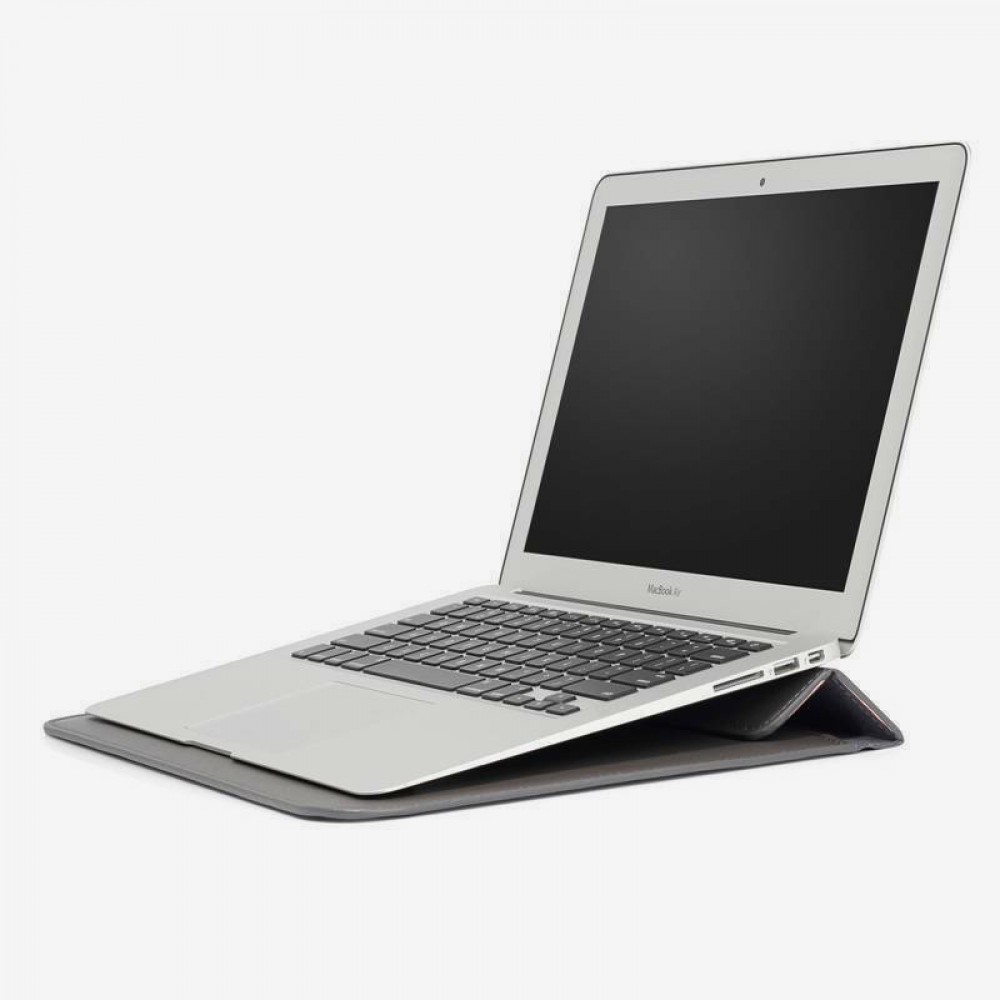 Ledertasche schwarz - MacBook 15"