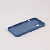 iPhone 15 Plus Case Hülle - Soft-Shell silikon cover mit MagSafe und Kameraschutz - Dunkelblau