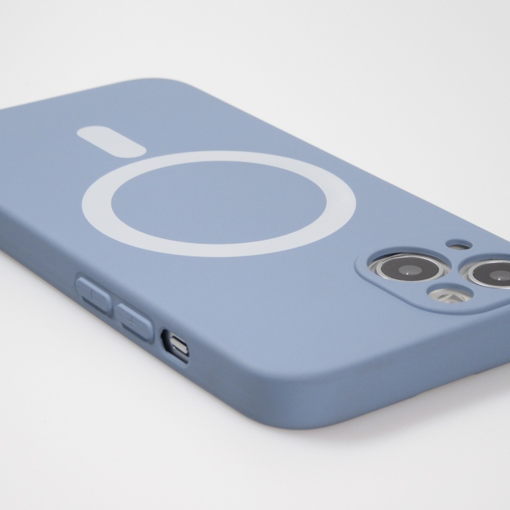 Housse iPhone 15 - Coque en silicone souple avec MagSafe et