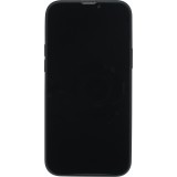 Housse iPhone 15 Pro - Coque en silicone souple avec MagSafe et protection pour caméra - Noir