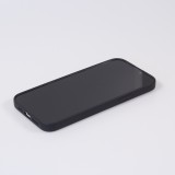 Housse iPhone 15 Pro - Coque en silicone souple avec MagSafe et protection pour caméra - Noir