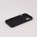 Housse iPhone 11 - Coque en silicone souple avec MagSafe et protection pour caméra - Noir