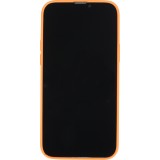 iPhone 15 Plus Case Hülle - Soft-Shell silikon cover mit MagSafe und Kameraschutz - Orange