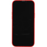 iPhone 15 Plus Case Hülle - Soft-Shell silikon cover mit MagSafe und Kameraschutz - Rot