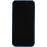 Housse iPhone 15 Pro Max - Coque en silicone souple avec MagSafe et protection pour caméra - Bleu