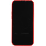 iPhone 15 Pro Case Hülle - Soft-Shell silikon cover mit MagSafe und Kameraschutz - Rot