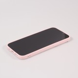 iPhone 13 Pro Max Case Hülle - Gummi Cover funny Cartoon Brüste Tattoo - Rosa