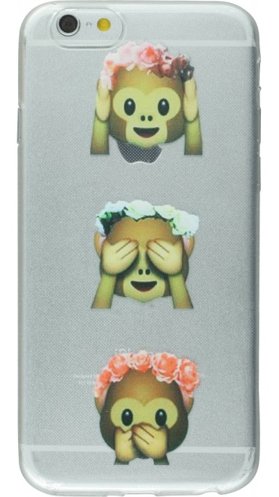 Housse iPhone 6/6s - Emoji 3 monkey