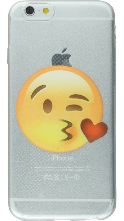 Housse iPhone 6/6s - Emoji Kiss