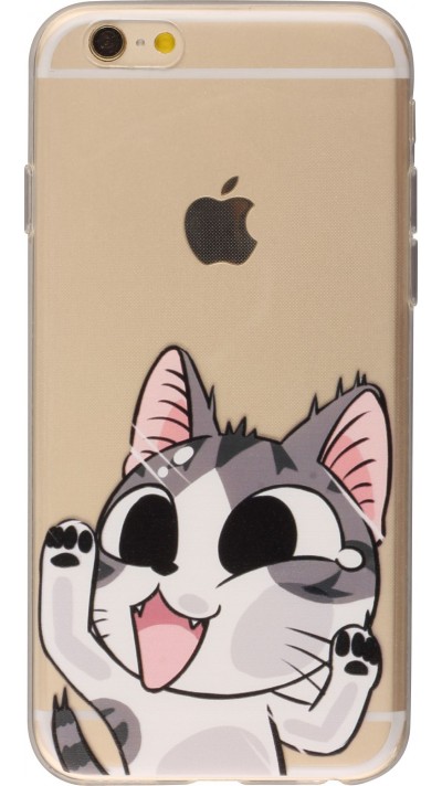Housse iPhone 6/6s - Funnyclear Cat