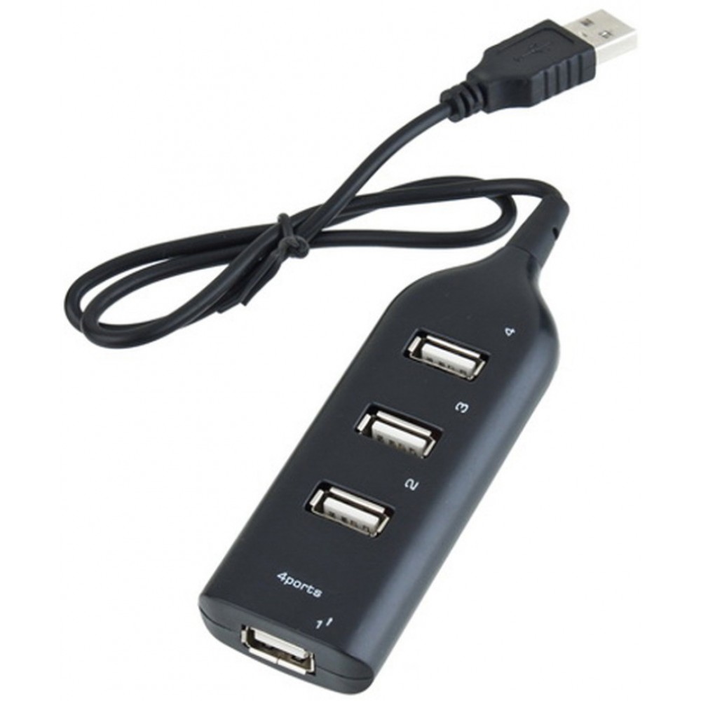 Hub USB à 4 ports Multiport Highspeed 4x USB-A / PC / Laptop / TV  multiprise - Noir - Acheter sur PhoneLook