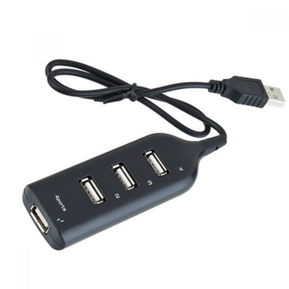 Hub USB à 4 ports Multiport Highspeed 4x USB-A / PC / Laptop / TV  multiprise - Noir - Acheter sur PhoneLook