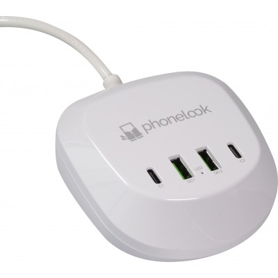 Hub de charge multiple USB-A / USB-C 40W PhoneLook - Blanc