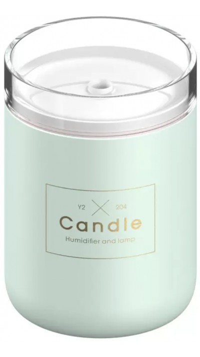 Kompakter Luftbefeuchter Candle - Duftspender für Wohnzimmer / Büro / Badezimmer - Türkis