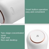 Humidificateur portable H03 avec lumière d'ambiance LED - Blanc