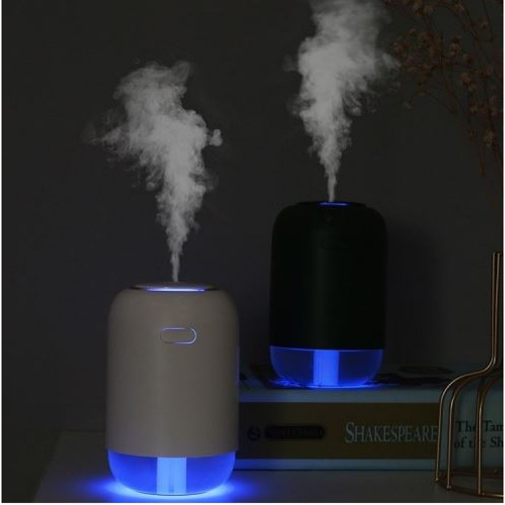 Humidificateur portable H03 avec lumière d'ambiance LED - Blanc