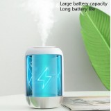 Humidificateur portable H03 avec lumière d'ambiance LED - Blanc