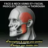 Jawline trainer des muscles de la mâchoire - raffermir les muscles du visage - Noir